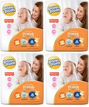 Fralda Pompom Derma Protek Jumbo Tam XXG - ATACADO BARATO - Kit com 72 fraldas