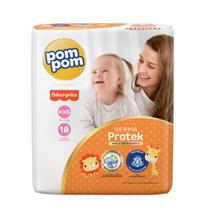 Fralda Pompom Derma Protek Jumbo Xxg Com 8 Unidades