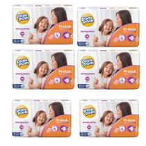 Fralda Pompom Protek Jumbo Grandinhos - ATACADO BARATO - 84 Unidades/Tiras