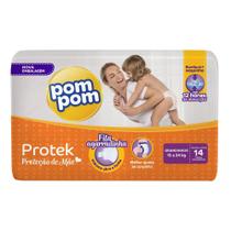 Fralda PomPom Protek Proteção de Mãe Grandinhos 14un - POM POM