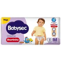Fralda Premium Shortinho Babysec M (59,5 kg) 30 Unidades