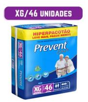 Fralda Prevent care tamanho XG com 46 unidades - preventcare