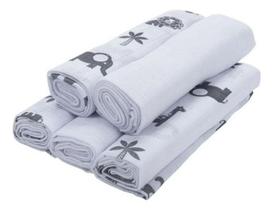 Fralda Prime Safari 5 Unidades Baby Joy Fralda Prime Safari 5 Unidades Baby Joy