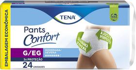 Fralda roupa adulto pants confort g/eg 24 unidades