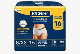 Fralda Roupa Íntima Pants Premium Unissex Tamanho G/XG com 16 Unidades Bigfral