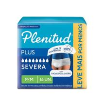 Fralda Roupa Íntima Plenitud Pro Plus P/M 16 Unidades - Conforto, Discrição e Alta Absorção
