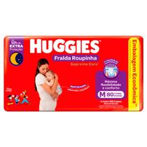 Fralda Roupinha Huggies Supreme Care Tamanho M 80 Unidades Descartáveis