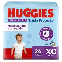 Fralda Roupinha Huggies Tripla Proteção XG 24 Un