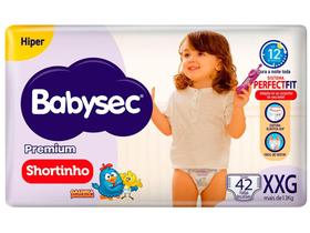 Fralda Shortinho BabySec Galinha Pintadinha - Hiper Premium XXG 13kg 42 Unidades Fralda Shortinho BabySec Galinha Pintadinha - Hiper Premium XXG 13kg 42 Unidades