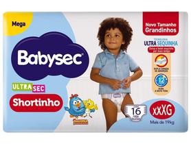 Fralda Shortinho BabySec UltraSec XXXG 19kg 16 Unidades Fralda Shortinho BabySec UltraSec XXXG 19kg 16 Unidades