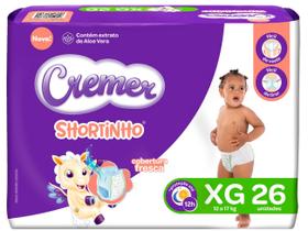 Fralda Shortinho Cremer Dia e Noite Tamanho XG 26 Fraldas
