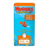 Fralda Shortinho Huggies Little Swimmers M/G 12 a 15kg 10 Unidades Fralda Shortinho Huggies Little Swimmers M/G 12 a 15kg 10 Unidades