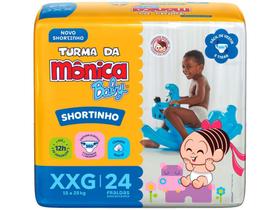 Fralda Shortinho Turma da Monica Baby Tam. XXG - 15 a 25kg 24 Unidades