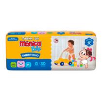 Fralda Shortinho Turma da Mônica Baby Tamanho G com 30 Fraldas Descartáveis