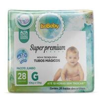 Fralda Super Premium Jumbo G 8 Pacotes Com 28 Unidades Isababy