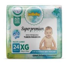 Fralda Super Premium Jumbo XG 8 Pacotes Com 24 Unidades Isababy