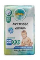 Fralda Super Premium Jumbo XXG 8 Pacotes Com 20 Unidades Isababy