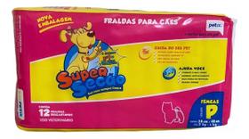 Fralda Super Secão Descartável Para Fêmea P 12 Unidades Fralda Super Secão Descartável Para Fêmea P 12 Unidades