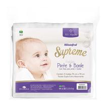 Fralda Supreme Pinte E Borde Branca Com 5 Unidades 70x70 - Incomfral Fralda Supreme Pinte E Borde Branca Com 5 Unidades 70x70 - Incomfral