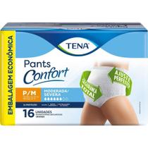 Fralda Tena Pants Confort Embalagem Econômica C/16