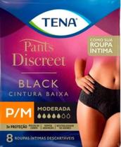 Fralda Tena Pants Discreet Black P/M C/8