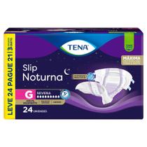 Fralda Tena Slip Noturna Tamanho G Leve 24 Pague 21 e Ganhe 3 Unidades