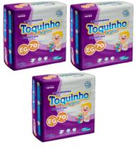 Fralda Toquinho Confort Sec Hiper (Dia & Noite) Tam EG - ATACADO BARATO - 210 Unidades/Tiras