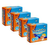 Fralda Toquinho de Gente 4 Pacotes Tamanho G - 288 Unidades Fralda Toquinho de Gente 4 Pacotes Tamanho G - 288 Unidades
