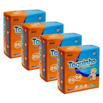Fralda Toquinho de Gente 4 Pacotes Tamanho XG - 256 Unidades Fralda Toquinho de Gente 4 Pacotes Tamanho XG - 256 Unidades