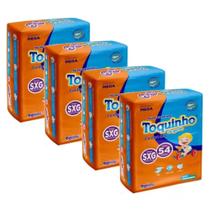 Fralda Toquinho de Gente 4 Pacotes Tamanho XXG - 216 Unidades Fralda Toquinho de Gente 4 Pacotes Tamanho XXG - 216 Unidades