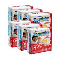 Fralda Toquinho de Gente Basic Plus 6 Pacotes Tamanho M - 70 Unidades Fralda Toquinho de Gente Basic Plus 6 Pacotes Tamanho M - 70 Unidades