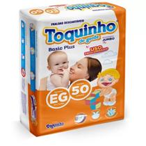 Fralda Toquinho De Gente Basic Plus Tam EG 12 a 14,50 Klg 50 Tiras Fralda Toquinho De Gente Basic Plus Tam EG 12 a 14,50 Klg 50 Tiras