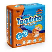 Fralda Toquinho de Gente G com 72 Unidades