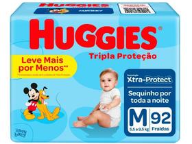 Fralda Tripla Protecao M Huggies 92 Unidades Fralda Tripla Protecao M Huggies 92 Unidades