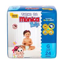 Fralda Turma da Mônica Baby Jumbo - G 24 Unidades