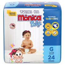 Fralda Turma da Mônica Baby Jumbo G com 24un Fralda Turma da Mônica Baby Jumbo G com 24un