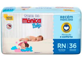 Fralda Turma da Mônica Baby Jumbo RN com 36un