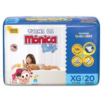 Fralda Turma da Mônica Baby Jumbo Tamanho XG 20 Unidades