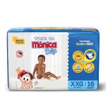 Fralda Turma da Mônica Baby Jumbo XXG com 16un