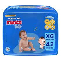 Fralda Turma da Mônica Baby Mega XG com 42un