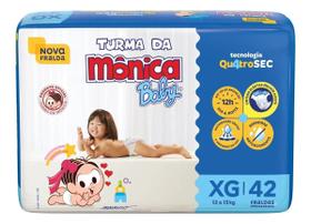 Fralda Turma Da Mônica Baby Mega XG Qu4trosec