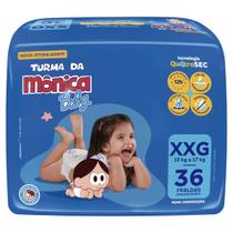 Fralda Turma da Mônica Baby Mega XXG com 36un