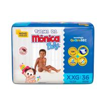Fralda Turma da Mônica Baby Mega XXG com 36un