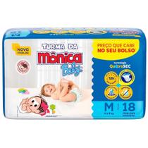 Fralda turma da mônica baby pacote jumbinho RN/ P/ M/ G/ XG/ XXG