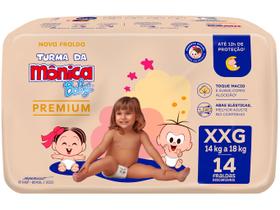 Fralda Turma da Mônica Baby Premium Jumbo Tam. XXG 14 a 18kg 14 Unidades