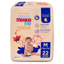 Fralda Turma da Mônica Baby Premium M 22 Fraldas Descartáveis