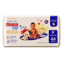 Fralda Turma da Mônica Baby Premium P 44 Fraldas Descartáveis