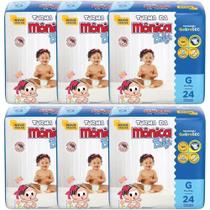 Fralda Turma da Mônica Baby - Tam G - ATACADO BARATO - 144 Unidades/Tiras