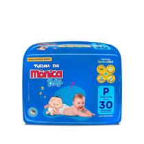 Fralda Turma da Mônica Baby Tam. P 3 a 5kg - 30 Unidades Fralda Turma da Mônica Baby Tam. P 3 a 5kg - 30 Unidades