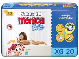 Fralda Turma da Mônica Baby - Tam XG - 20 Fraldas - OFERTA